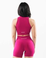 klær T442166 magenta rosa stratus avlingstank kvinner Alphalete - Bilde 4