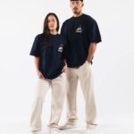 klær T442178 marineblå crest tee unisex Alphalete