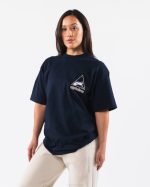 klær T442178 marineblå crest tee unisex Alphalete - Bilde 3