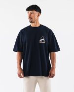 klær T442178 marineblå crest tee unisex Alphalete - Bilde 5