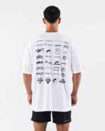klær T442181 hvit arv t-skjorte unisex Alphalete - Bilde 5