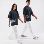 klær T442184 delfinblå røyk tee unisex Alphalete
