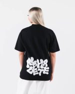klær T442196 svart radiell uskarphet tee unisex Alphalete - Bilde 5