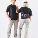klær T442197 vintage svart gradient ldb tee unisex Alphalete