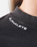 klær T442197 vintage svart gradient ldb tee unisex Alphalete - Bilde 6