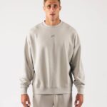 klær T442263 overskyet grått opprinnelse crewneck unisex Alphalete
