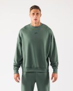 klær T442267 rolig grønn opprinnelse crewneck unisex Alphalete