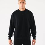 klær T442269 svart opprinnelse crewneck unisex Alphalete