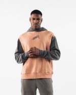 klær T442270 leire brun stensil hettegenser unisex Alphalete