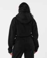 klær T442277 svart king crop hettegenser kvinner Alphalete - Bilde 4