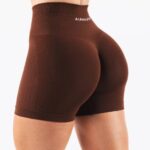 klær T442297 manhattan brun forsterke kontur kort 5" kvinner Alphalete