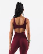 klær T44229 krans rød aura sculpt bh kvinner Alphalete - Bilde 2