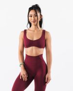 klær T44229 krans rød aura sculpt bh kvinner Alphalete