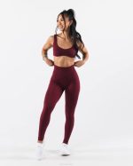 klær T44229 krans rød aura sculpt bh kvinner Alphalete - Bilde 3