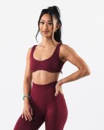 klær T44229 krans rød aura sculpt bh kvinner Alphalete - Bilde 4