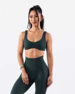 klær T44230 sypress grønn aura sculpt bh kvinner Alphalete