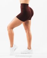 klær T442334 sangria rød forsterke kort 4,5" kvinner Alphalete - Bilde 4