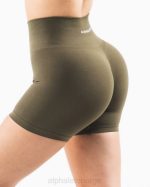 klær T442340 eikegrønn forsterke kort 4,5" kvinner Alphalete - Bilde 4