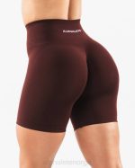 klær T442362 sangria rød forsterke kort 6,5" kvinner Alphalete
