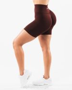 klær T442362 sangria rød forsterke kort 6,5" kvinner Alphalete - Bilde 4