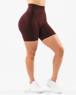 klær T442362 sangria rød forsterke kort 6,5" kvinner Alphalete - Bilde 5