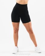 klær T442363 svart forsterke kort 6,5" kvinner Alphalete - Bilde 3