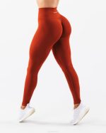 klær T442372 ganger kvadrat rød forsterke kontur legging kvinner Alphalete