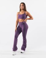 klær T442382 aster lilla aura blusset bukse kvinner Alphalete - Bilde 2