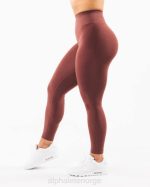 klær T442390 støvete roserød forsterke legging kvinner Alphalete - Bilde 4
