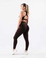 klær T442407 kashmir brun forsterke kontur legging kvinner Alphalete - Bilde 2
