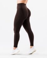 klær T442407 kashmir brun forsterke kontur legging kvinner Alphalete