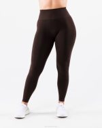 klær T442407 kashmir brun forsterke kontur legging kvinner Alphalete - Bilde 3