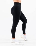 klær T442408 svart forsterke kontur legging kvinner Alphalete - Bilde 5