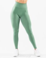 klær T442419 jade grønn forsterke legging kvinner Alphalete - Bilde 3