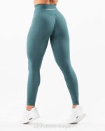 klær T442430 havblått forsterke legging kvinner Alphalete