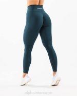 klær T442431 midnatt blå forsterke legging kvinner Alphalete