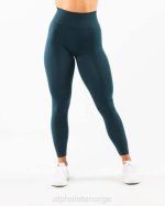 klær T442431 midnatt blå forsterke legging kvinner Alphalete - Bilde 3
