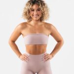 klær T44244 porselensbrun aura bandeau kvinner Alphalete