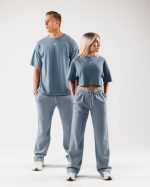 klær T442451 isfjell blå opprinnelse bukse unisex Alphalete - Bilde 2