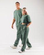 klær T442452 rolig grønn opprinnelse bukse unisex Alphalete - Bilde 2