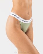 klær T442471 salvie grønn akutt string kvinner Alphalete - Bilde 2