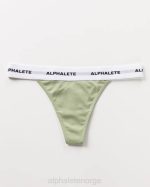 klær T442471 salvie grønn akutt string kvinner Alphalete - Bilde 3