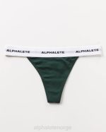 klær T442472 eviggrønn grønn akutt string kvinner Alphalete - Bilde 3