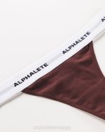 klær T442473 sangria rød akutt string kvinner Alphalete - Bilde 5