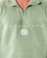 klær T442483 salvie grønn king kvart glidelås unisex Alphalete - Bilde 5
