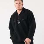 klær T442487 svart king kvart glidelås unisex Alphalete