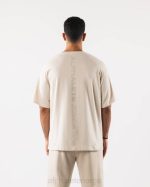 klær T442492 havsalt brun justert tee menn Alphalete - Bilde 4