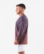 klær T442494 støvete rosa gradient lilla ulvehode er tee menn Alphalete - Bilde 3