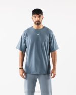 klær T442497 isbre blå justert tee menn Alphalete