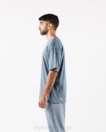klær T442497 isbre blå justert tee menn Alphalete - Bilde 3